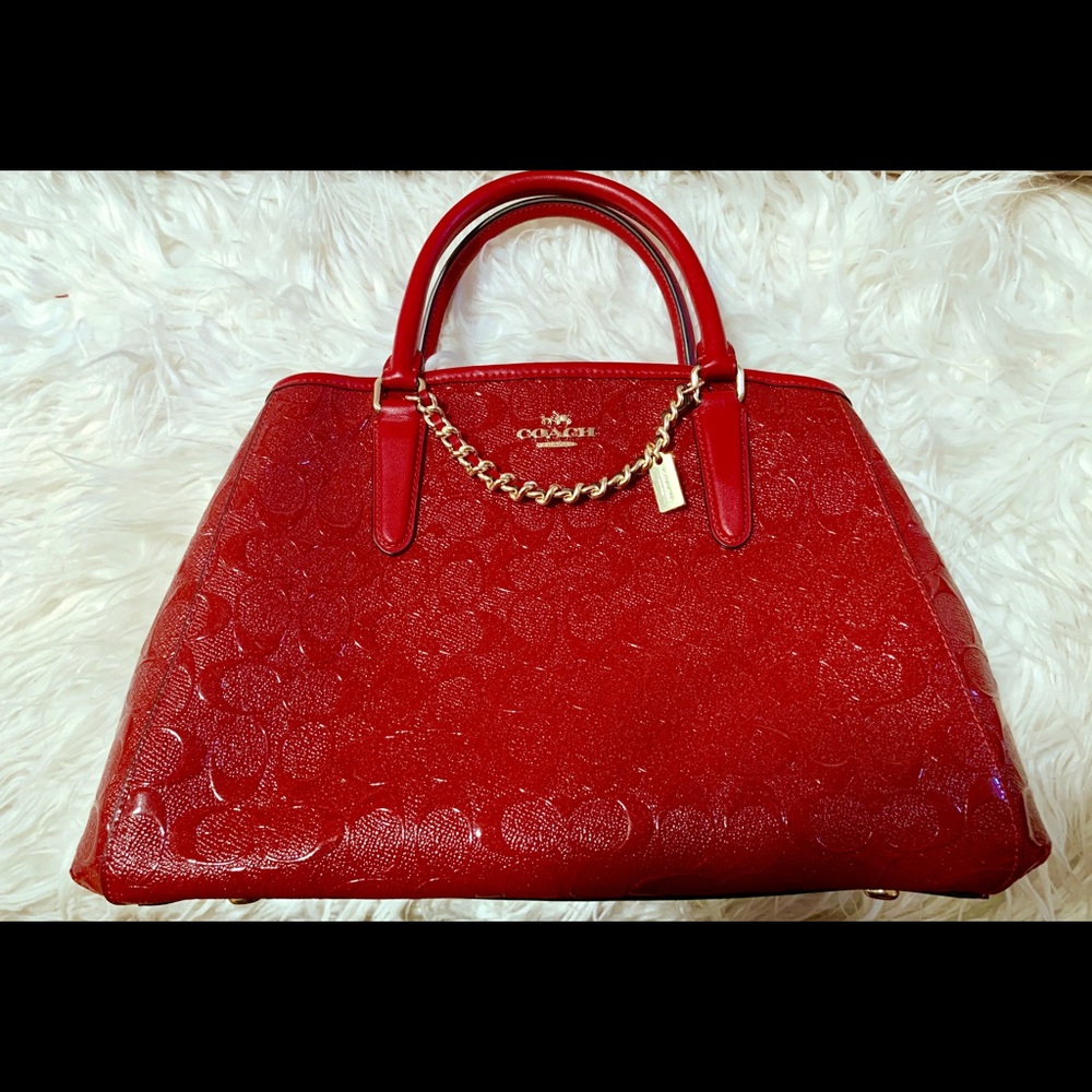 Authentic COACH signature carryall